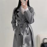 リボンダブルブレストロングメルトンジャケット | Ulysses | 詳細画像7