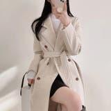 リボンダブルブレストロングメルトンジャケット | Ulysses | 詳細画像10