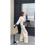 スウェット切り替えデニムトップスワイドパンツセットアップ | Ulysses | 詳細画像3 