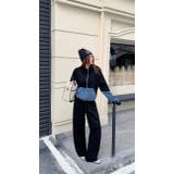 スウェット切り替えデニムトップスワイドパンツセットアップ | Ulysses | 詳細画像5 