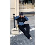 スウェット切り替えデニムトップスワイドパンツセットアップ | Ulysses | 詳細画像6 