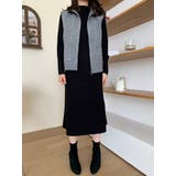 フード付きニット切り替えベスト | Ulysses | 詳細画像7