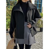 ブラック | 襟付きシングルブレストジャケット | Ulysses