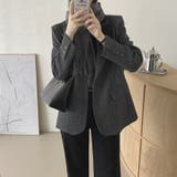 襟付きシングルブレストメルトンジャケット | Ulysses | 詳細画像5