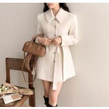 リボン襟付きシングルブレストメルトンジャケット | Ulysses | 詳細画像3 