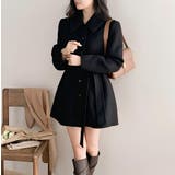 リボン襟付きシングルブレストメルトンジャケット | Ulysses | 詳細画像7 