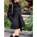 リボン襟付きシングルブレストメルトンジャケット | Ulysses | 詳細画像8 