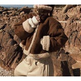 鹿の毛皮の綿毛ボアショートジャケット | Ulysses | 詳細画像3 