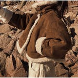 鹿の毛皮の綿毛ボアショートジャケット | Ulysses | 詳細画像4 