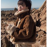 鹿の毛皮の綿毛ボアショートジャケット | Ulysses | 詳細画像5 