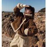 鹿の毛皮の綿毛ボアショートジャケット | Ulysses | 詳細画像7 