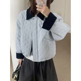 カラーコントラストの襟付きショートコーデュロイジャケット | Ulysses | 詳細画像4 