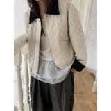 カラーコントラストの襟付きショートコーデュロイジャケット | Ulysses | 詳細画像5 