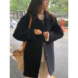 ブラック | 襟付きシングルブレストメルトンジャケット | Ulysses