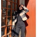 ショートメルトンチェック柄ジャケット | Ulysses | 詳細画像2