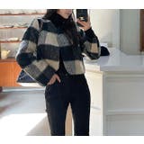 ショートメルトンチェック柄ジャケット | Ulysses | 詳細画像9