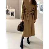 リボン襟付きロングメルトンジャケット | Ulysses | 詳細画像4