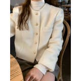 ベージュ | ショートメルトンジャケット | Ulysses