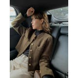 ブラウン | ショートメルトンジャケット | Ulysses