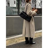 リボンロングスタンドカラーメルトンジャケット | Ulysses | 詳細画像1 