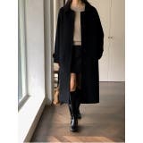 リボンロングスタンドカラーメルトンジャケット | Ulysses | 詳細画像12 