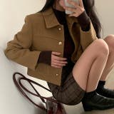 ショート襟付きシングルブレストメルトンジャケット | Ulysses | 詳細画像2 