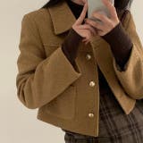 ショート襟付きシングルブレストメルトンジャケット | Ulysses | 詳細画像3 