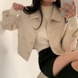 ショート襟付きシングルブレストメルトンジャケット | Ulysses | 詳細画像5 