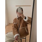 スタンドカラー鹿の毛皮の綿毛ジャケット | Ulysses | 詳細画像1