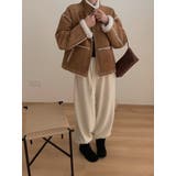 スタンドカラー鹿の毛皮の綿毛ジャケット | Ulysses | 詳細画像4