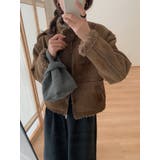 スタンドカラー鹿の毛皮の綿毛ジャケット | Ulysses | 詳細画像6