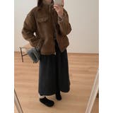 スタンドカラー鹿の毛皮の綿毛ジャケット | Ulysses | 詳細画像7