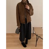 スタンドカラー鹿の毛皮の綿毛ジャケット | Ulysses | 詳細画像8