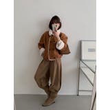 ショートダブルブレスト鹿の毛皮の綿毛ジャケット | Ulysses | 詳細画像3 