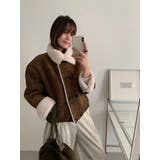 ショートダブルブレスト鹿の毛皮の綿毛ジャケット | Ulysses | 詳細画像8 