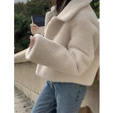 ベージュ | ショートリバーシブルボアジャケット | Ulysses