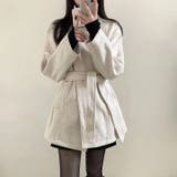 リボンスタンドカラーメルトンジャケット | Ulysses | 詳細画像2