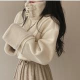 鹿の毛皮の綿毛ボアショートジャケット | Ulysses | 詳細画像3