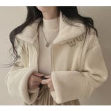 鹿の毛皮の綿毛ボアショートジャケット | Ulysses | 詳細画像4