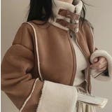 鹿の毛皮の綿毛ボアショートジャケット | Ulysses | 詳細画像7