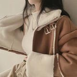 鹿の毛皮の綿毛ボアショートジャケット | Ulysses | 詳細画像8