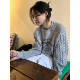 ニット切り替えスウェットオーバーサイズロゴスウェットトップス | Ulysses | 詳細画像8