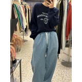 ニット切り替えスウェットオーバーサイズロゴスウェットトップス | Ulysses | 詳細画像9