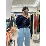 ニット切り替えスウェットオーバーサイズロゴスウェットトップス | Ulysses | 詳細画像10