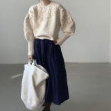 立体感があるフラワーセータートップス | Ulysses | 詳細画像7 