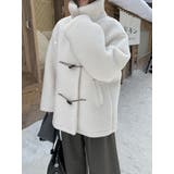 オフホワイト | 襟付きボアジャケット | Ulysses