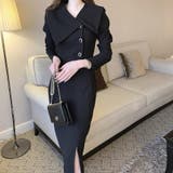 襟付きスリットワンピース | Ulysses | 詳細画像6