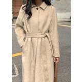 ベージュ | ロングリボンメルトンジャケット | Ulysses