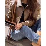 襟付きシングルブレスト合成皮革ジャケット | Ulysses | 詳細画像2