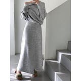 ニットオフショルダートップススカートセットアップ | Ulysses | 詳細画像1 